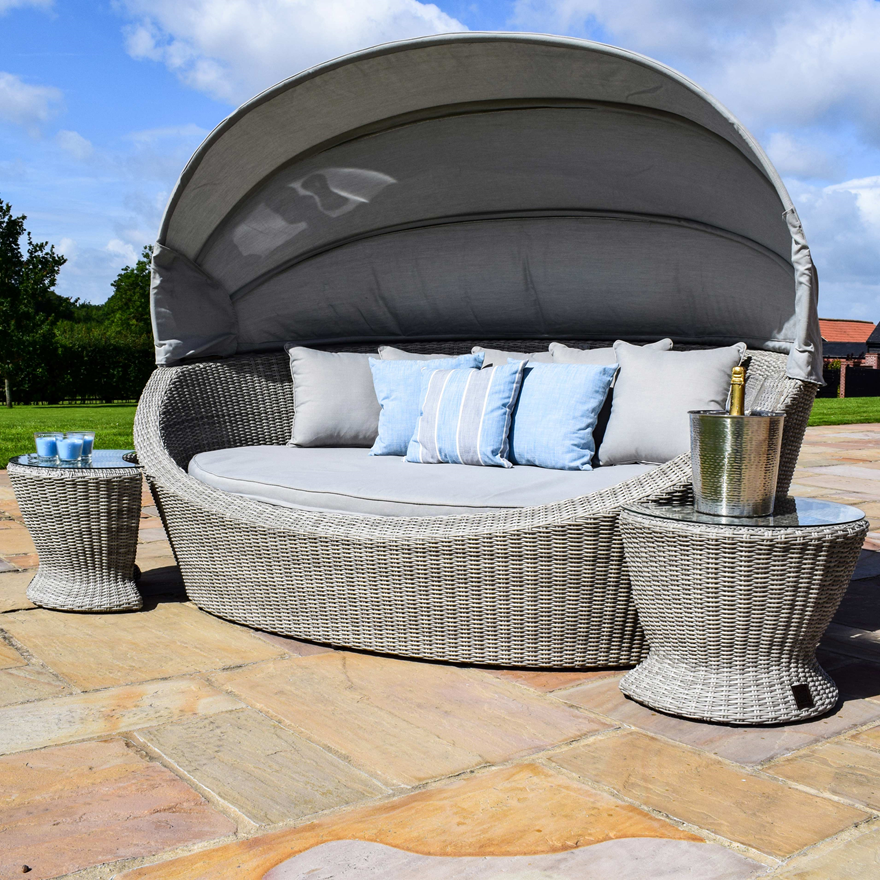 Oxford Daybed With Side Tables | Blue Lagoon Furniture