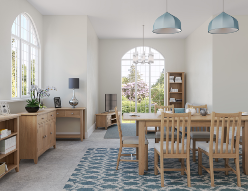 Blue Lagoon Furniture Rosie Oak Living And Dining Collection