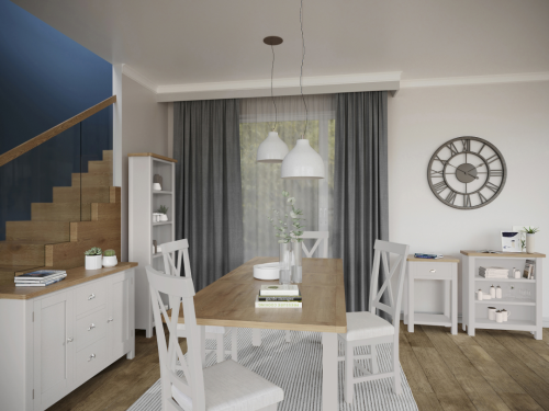 Blue Lagoon Furniture Isabella Painted Oak Living And Dining Collection